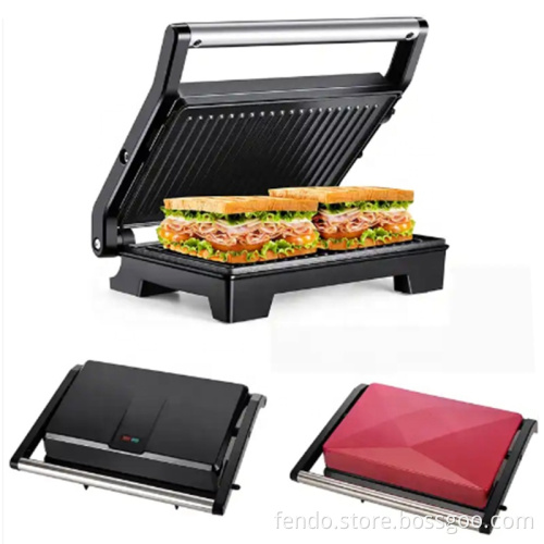 OEM/ODM New Arrived Electric Sandwich Grill Panini Maker with Non-stick Plate and Removable Oil Tray